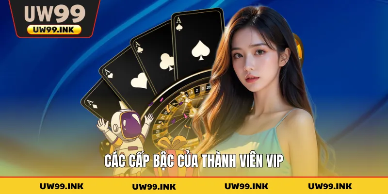 Các cấp bậc của thành viên VIP