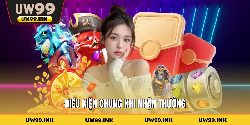 Điều kiện chung khi nhận thưởng